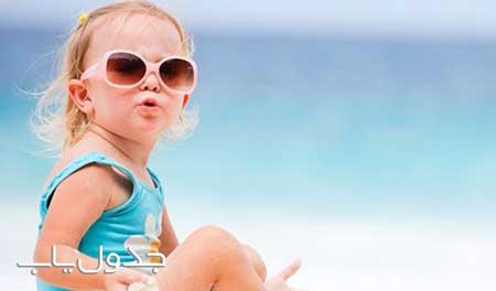 مراقبت از پوست کودکان در معرض آفتاب به چه صورت است؟