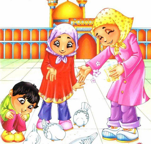 نقاشی های کودکانه درباره امام رضا (ع) برای ایده و رنگ آمیزی
