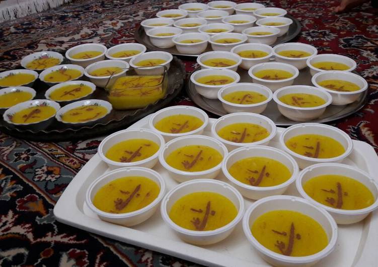 طرز تهیه شله زرد مجلسی برای 20 تا 150 نفر همراه با نکات کلیدی پخت آن + ویدئو