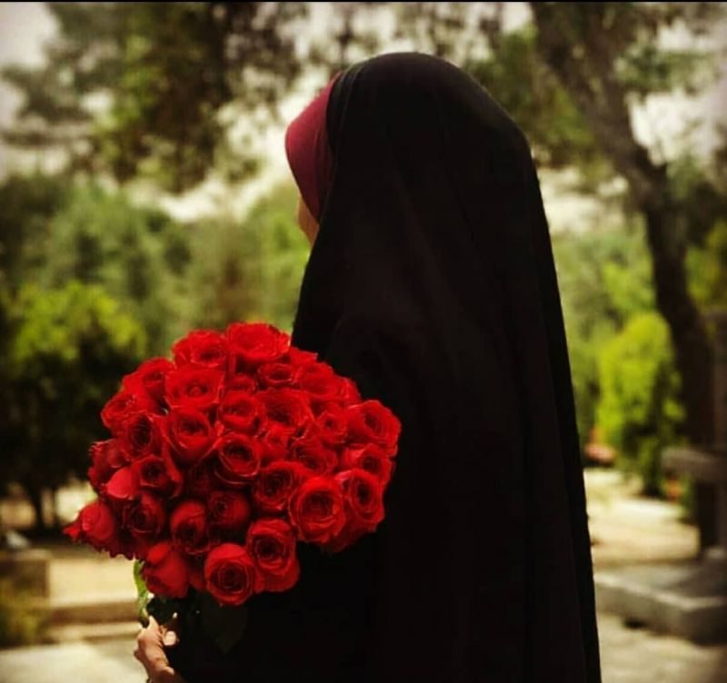 عکس حجاب زیبا با چادر فانتزی