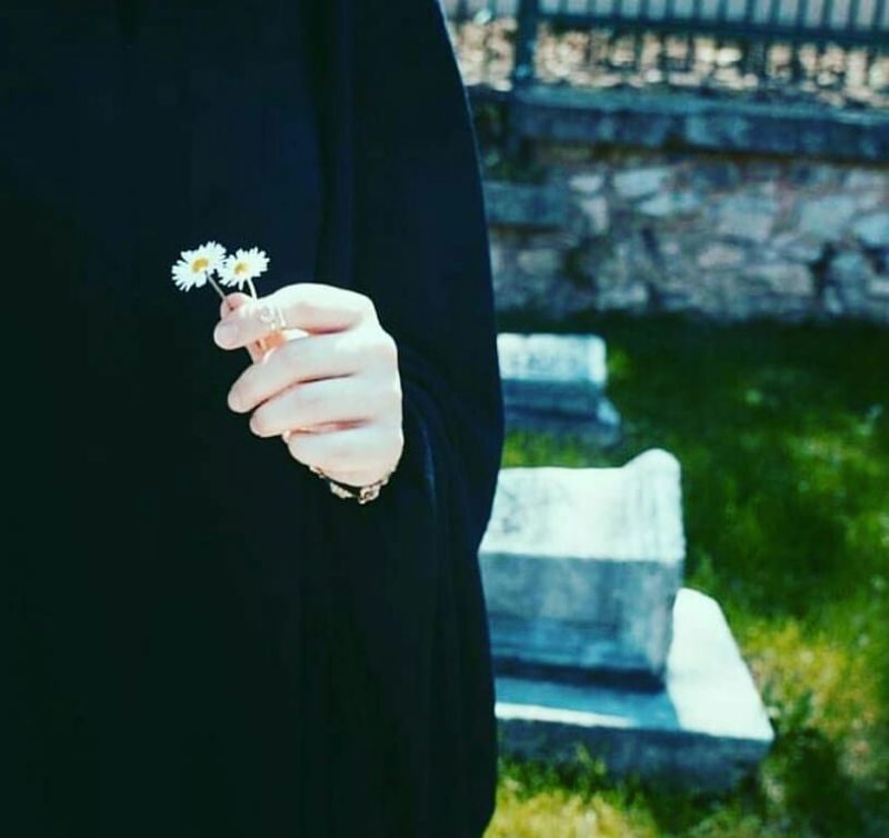 عکس حجاب زیبا با چادر فانتزی