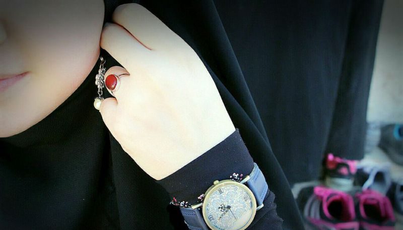 عکس حجاب زیبا با چادر فانتزی