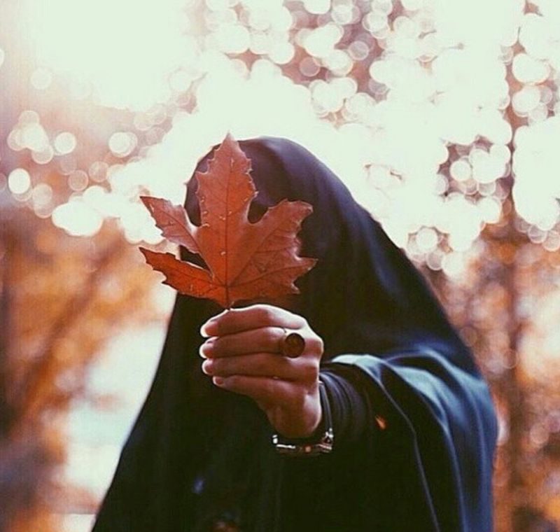 عکس حجاب زیبا با چادر فانتزی