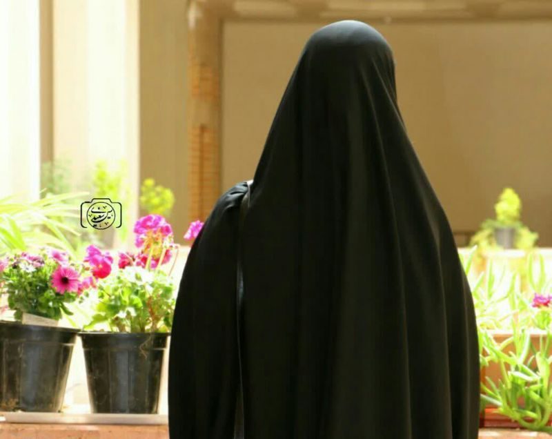 عکس حجاب زیبا با چادر فانتزی