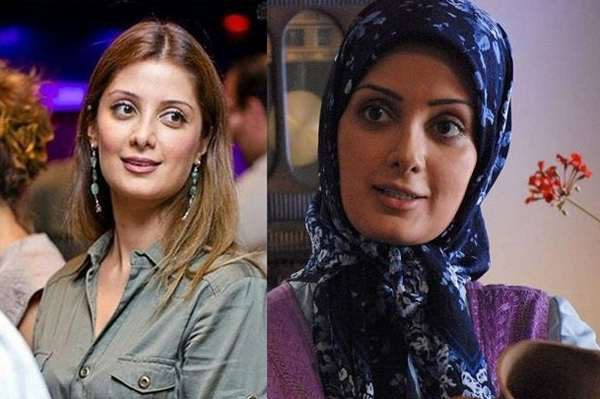 تصاویر قبل و بعد بازیگران زن که کشف حجاب کرده اند و به خارج رفته اند