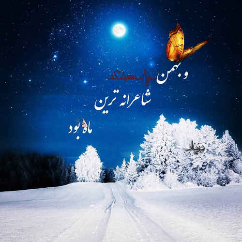 شعرهای زیبا درباره ماه بهمن و عکس های پروفایلی بهمن ماه