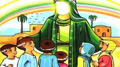 نقاشی های کودکانه میلاد امام باقر (ع) 
