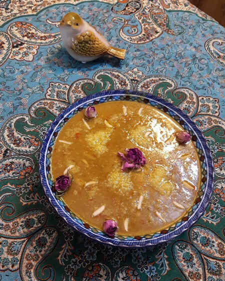 اسامی غذاهای سنتی کرمان در حل جدول