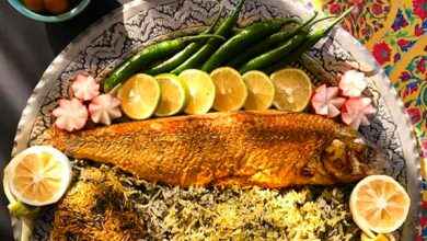 25 نوع تزیین سبزی پلو با ماهی شب عید با انواع ماهی ها