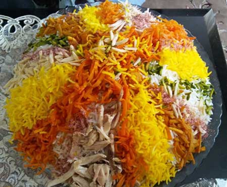 اسامی غذاهای استان قزوین در حل جدول
