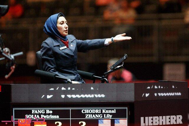 نمره قابل قبول داور زن ایرانی سیمین رضایی در المپیک 2020 ژاپن