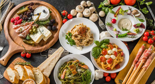 از غذاهای معروف ایتالیا در حل جدول
