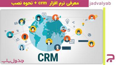 معرفی نرم افزار crm رایگان