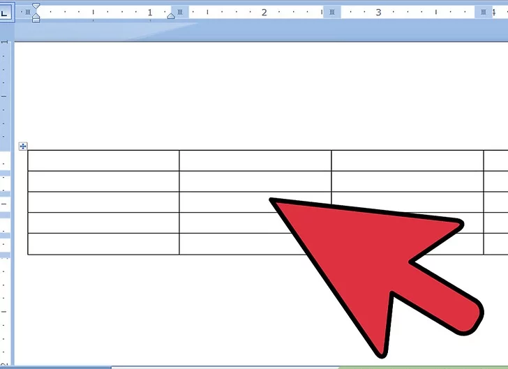 Click the little "+" button that appears in the upper-left corner of the table. This will show up when you're hovering the mouse over the table. Clicking this will select all of the data in the table.