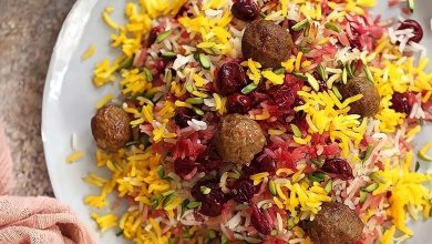 طرز تهیه آلبالو پلو شیرازی